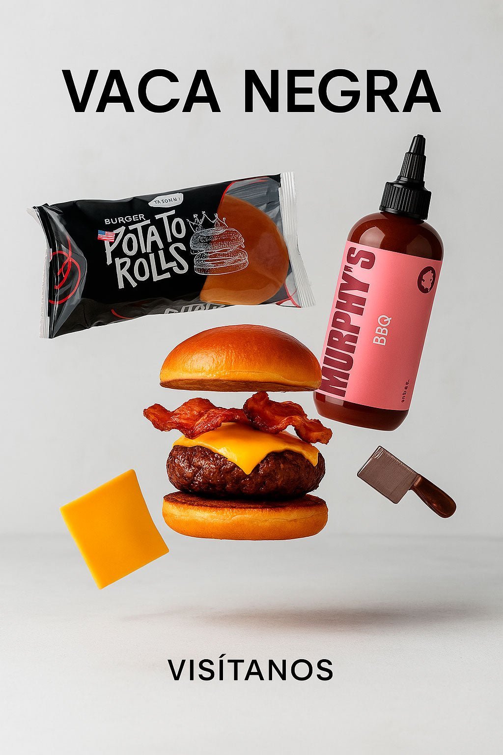 Pan para hamburguesa - Vaca Negra