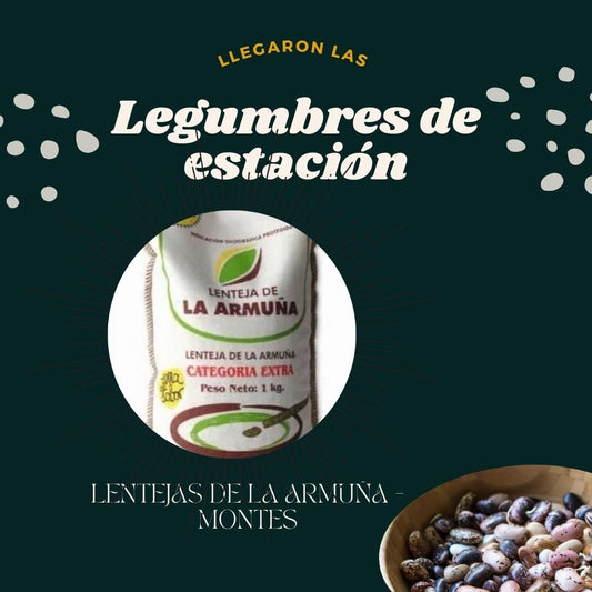 Lenteja de La Armuña – Legumbres Montes - Vaca Negra