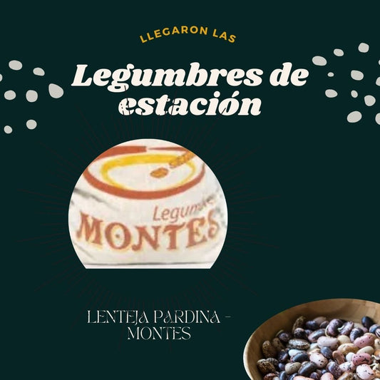 Lenteja Pardina – Legumbres Montes - Vaca Negra