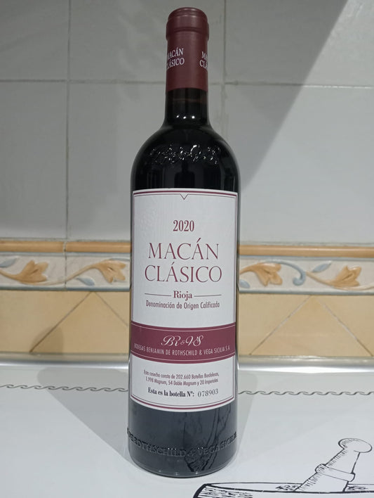 Macán Clásico | Vino Tinto D.O.Ca. Rioja – Benjamín de Rothschild & Vega Sicilia